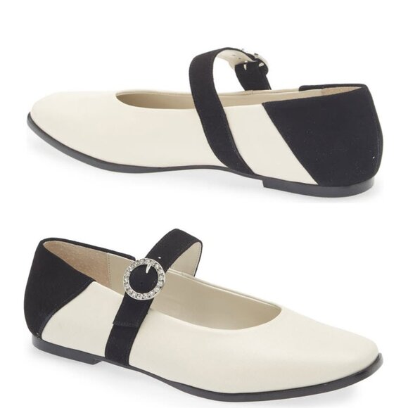 Avec Les Filles Gaelle Color block Mary Jane Ballet Flats Sz 9